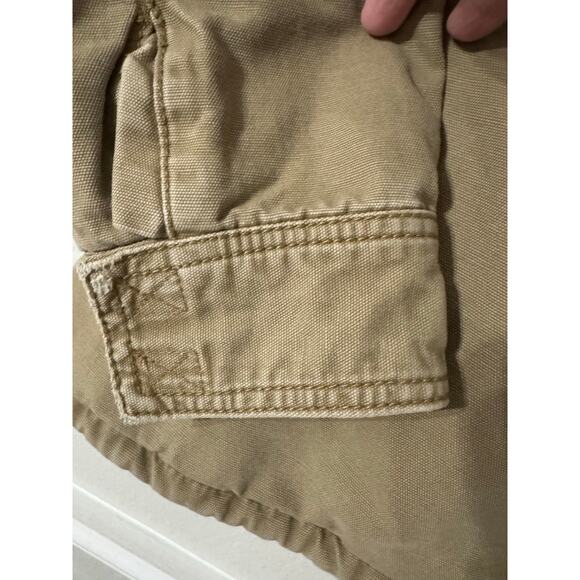 Redhead Tan Canvas Fleece Lined Zip Front Jacket Size‎ Medium - Picture 9 of 11